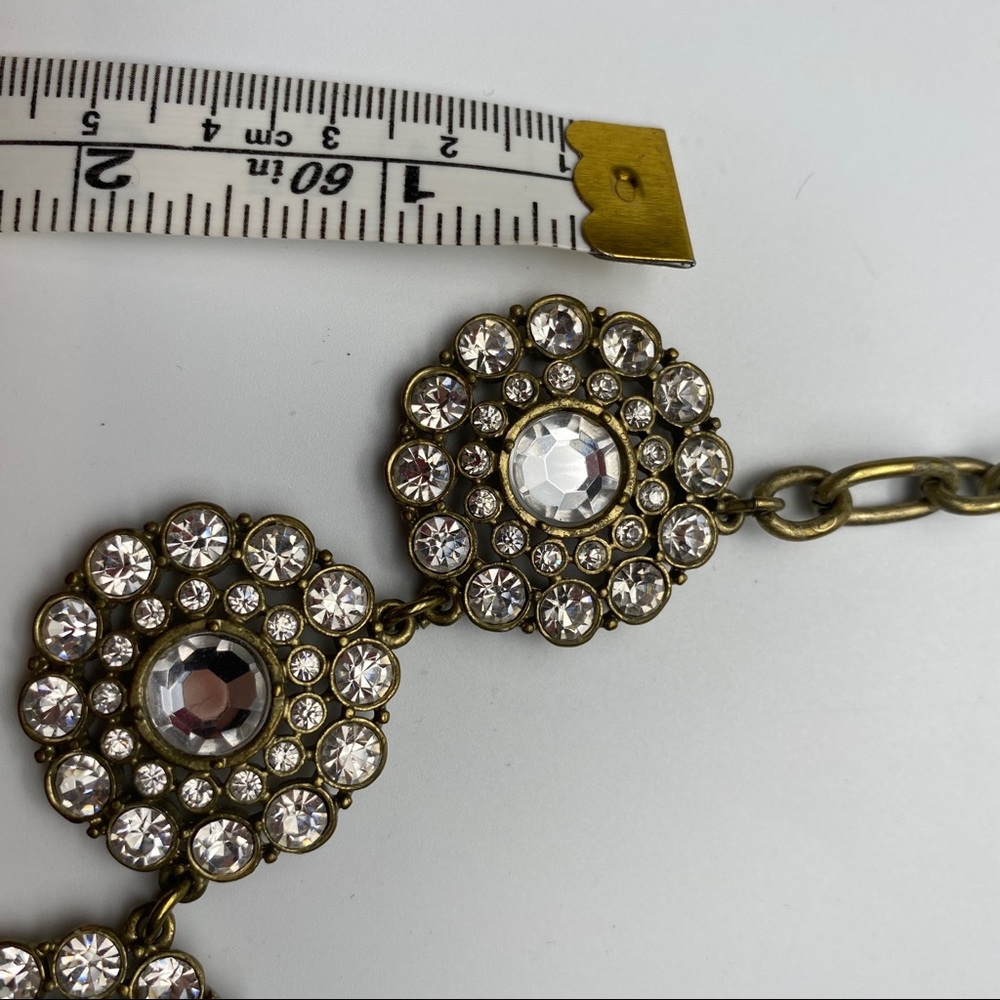 J. Crew Rhinestone statement necklace - Picture 4 of 8